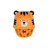 Fringe Studio Rubber Dog Toy, GO GET EM Tiger, Pet Shop Collection (519054)