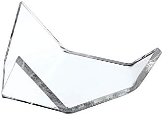 SUMNACON 5 Pcs Triangle Clear Acrylic Display Stand Holder Geode Rock Mineral Agate Fossil Coral Display Stand,Medium