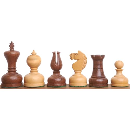 Ensemble de pièces d'échecs Staunton en buis cadeau idéal pour passionné