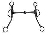 Länge Shank ca. 12 cm APPALERO Snaffle Bit mit kurzen Shanks aus Sweet Iron/Copper Inlay 5 inch=12,7 cm
