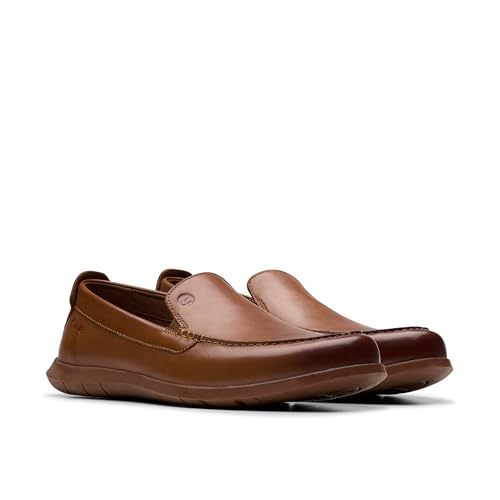 Clarks Collection Men's Flexway Step Loafer, Tan Leather, 11 W US by Clarks - Image 5