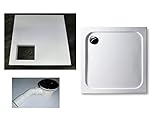 Duschwanne 90x90cm aus Sanitäracryl mit Antibakterieller Oberfläche