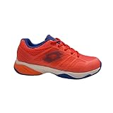 Obermaterial: Synthetik Lotto Kinder Mirage 300 Ii Alr Ac Tennisschuhe Allcourtschuh Orange - Blau 37
