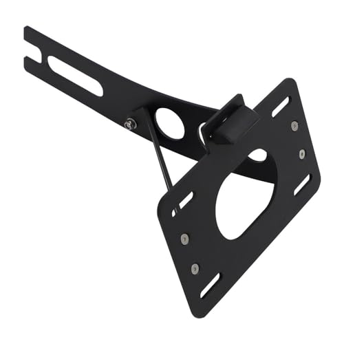 Support Plaque d'Immatriculation pour Honda Shadow VT 600 C 1988-2000 Éliminateur Latéral Noir