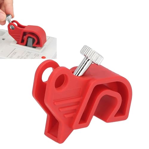 Circuit Breaker Lockout Device,Nylon Breaker Switch Lock Professional Handle Locking Circuit Breaker Safety Lock for Breakdown Maintenance Air Break Switch