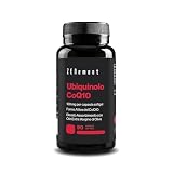 Ubiquinolo CoQ10 100 mg, Forma Attiva con Olio EVO, 90 Capsule