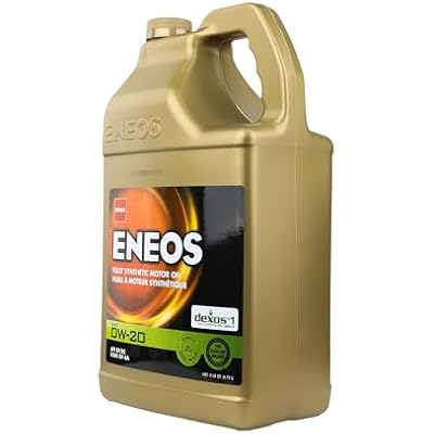 ENEOS 3701-320 0W-20 Fully Synthetic Motor Oil, 5 Quart, 1 Pack