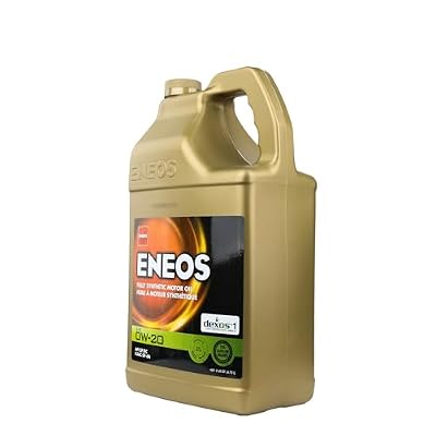 ENEOS 3701-320 0W-20 Fully Synthetic Motor Oil, 5 Quart, 1 Pack