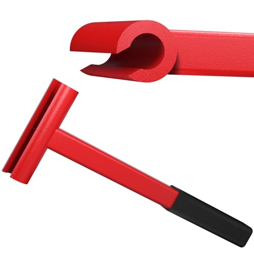 Door Hinge Adjustment Tool Hinge Bender Wrench for .134 Gauge Commercial Door Hinges Heavy-Duty Door Alignment Repair Tool Ideal for Property Managers & Maintenance Staff Red