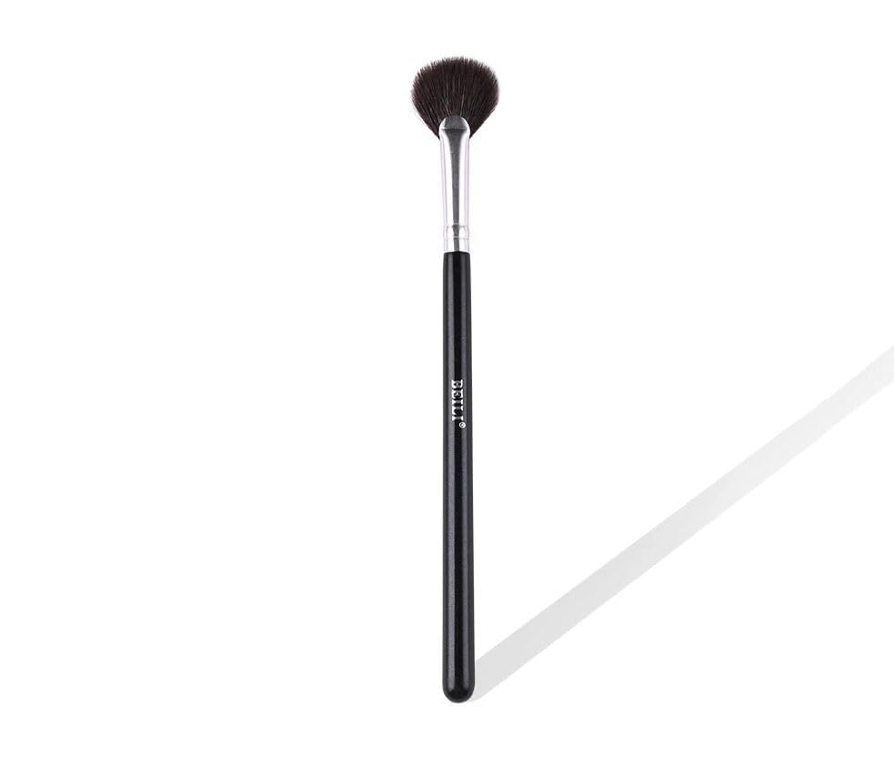 RUBYFACE BEILI Fan Brush Professional Blush Brush Soft Vegan Synthetic Makeup Brush for Face Highlighting,Buffing and Blending with Powder Cream Cosmetics Blusher Highlighter Applicator Eyeshadow Brush-image-11