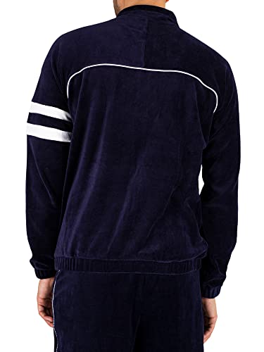 Fila Men's Verdy Velour Jacket, Blue, M #TOP2