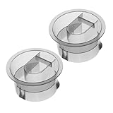 TOYANDONA 2 piezas Tapas para Jarra de Vidrio Diseño Desmontable para Frescura Compatibles con Jarra de Agua Fría Zumos y Té Fáciles de Limpiar y