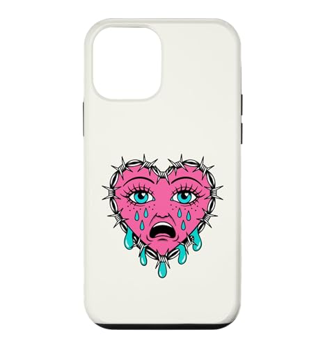 Crying Heart Tattoo - Traditional Old School Tattooed Inked �X�}�z�P�[�X iPhone 12 mini �p