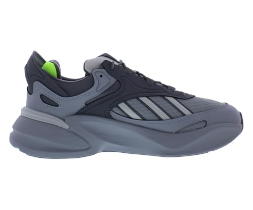Image of adidas Ozmorph Men Shoes Size 10.5, Color: Grey /Grey Two /Lucid Lemon-Grey
