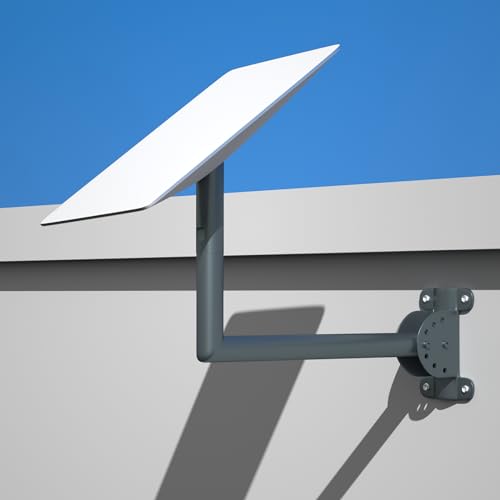 Foboull Starlink ロングウォールマウント、17インチスターリンクアクチュエーテッドマウントキット、Starlink Gen 2付き、壁の建物に最適