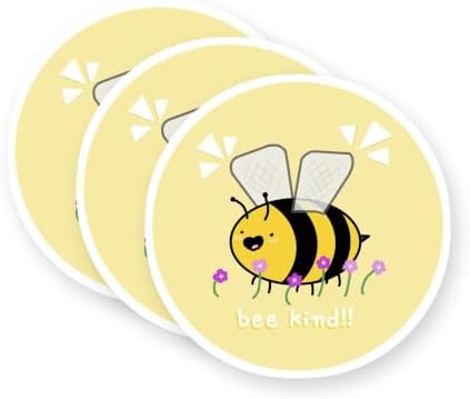 Bee Kind Vinyl Stickers 3 Pack 3 Inch image 5