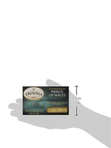 Twinings of London Prince of Wales Tea Bags, 20 Count
