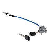 LABLT Left Driver Side Door Lock Cylinder with Cable 2‑Key Replacement for Honda Accord 2008 2009 2010 2011 2012 72185-TA0-A01 72185TA0A01