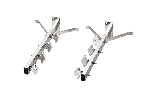 Sauvic 89405 – Clothesline with 8 Pulleys Stainless 18/8, Colour:...