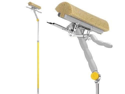 Briconess.com Pulivetro telescopico Spugna/Gomma 25 cm con Leva per strizzatura