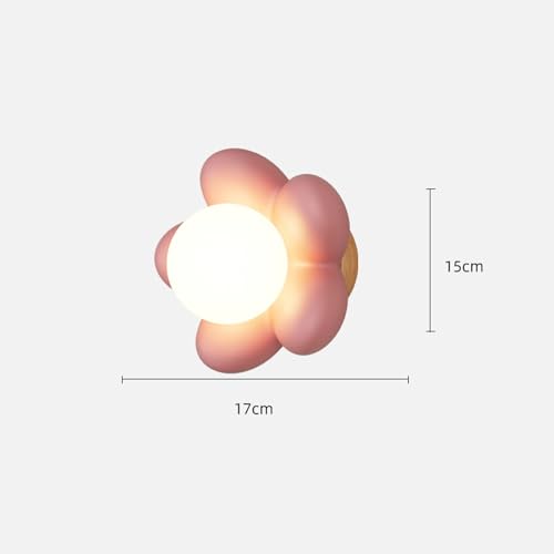 Apliques de Pared Creativa LED Infantiles Lámpara Interior Blanca para Dormitorio 12W 5