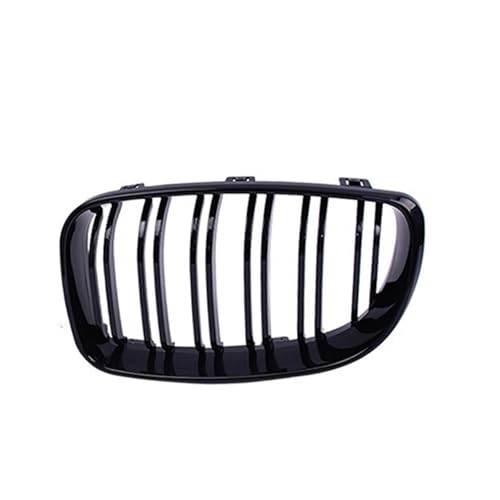 Calandre avant noire brillante pour BMW E81 E87 E82 E88 double latte 2007-2011 - 5