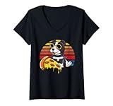 Porte ce mignon American Staff Pizza tenue pour les amoureux des chiens: C'est une cool idée de cadeau pour les fans de chiots peluches pour anniversaire, noel, fête des mères, fête des pères