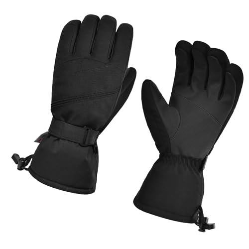 GMBYLBY Winter Gloves Ski Gloves Water Snowboarding Gloves Touchscreens Gloves Warm Gloves for Running Cycling Hiking