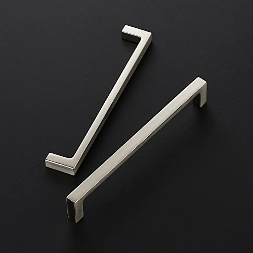 Image of Ravinte 30 Pack Solid 6-1 /4 Inch Kitchen Square Cabinet Handles Brushed Nickel Pulls Drawer Pulls Cabinet Hardware Kitchen Handles