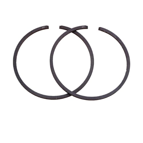 Segment de piston 37 mm x 1,5 mm pour débroussailleuse TD33 TG33 et tronçonneuse (Lot de 2)