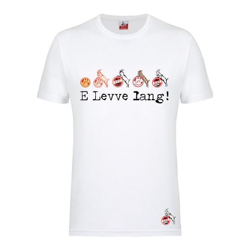 1. FC Köln T-Shirt „Vereinsstr. weiß Gr. L