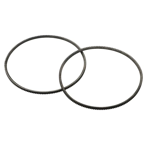 Courroie trapézoïdale 5M375 lot de 2 pour mini moteur de tour mécanique