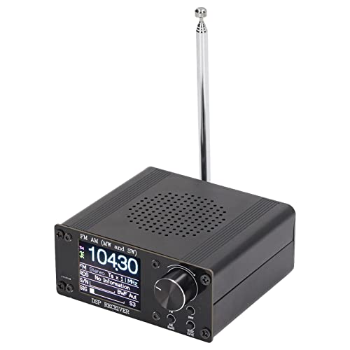 FM AM Receiver 150K to 108MHz Portable Shortwave Receiver with Battery
