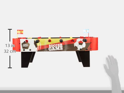 Amazon Brand - Jam & Honey Foosball (Big) | Table Soccer Game for Adults/Kids - Indoor Sport Multicolor, 4, 69L x 37W x 23H CM - Image 10 thumbnail