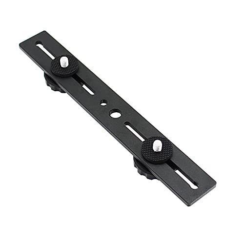 Zeetain ZT-1 8"/20Cm Dual Speedlite Camera Mount Tripod Bracket Flash Extension Bar,8 Inch Dual Tripod Bracket thumb #8