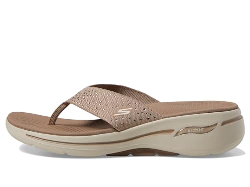Image of Skechers Women Go Walk Arch Fit Daz Slippers