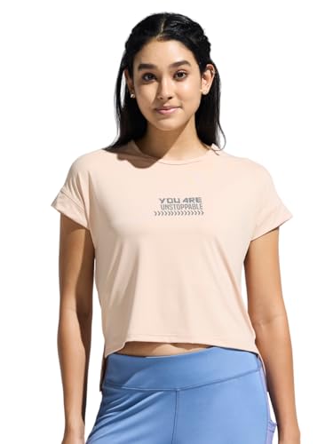 Women's High Low Nylon Top with Graphic Print Deal