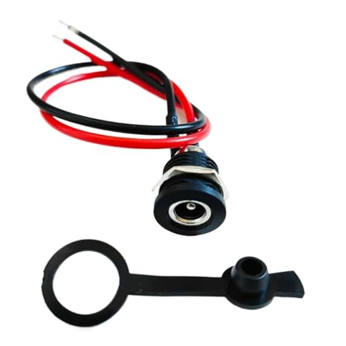 Prise femelle DC022D étanche et câble 20AWG pour une transmission stable sans coupure
