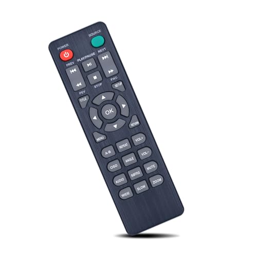 Télécommande de rechange TMY Y1 pour projecteur DVD 1080P noire