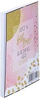Just a Girl Boss Building Her Empire: Lined Checklist Journal Notebook, Gift for Women Entreprenuer, Blank Book, Pink Gold, 6" x 9" 1090228767 Book Cover