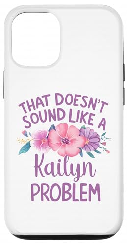 Kailyn Personalized Cute Flower Girls Kailyn Name スマホケース iPhone 12/12 Pro 用