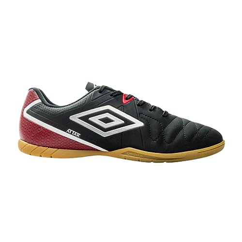 Chuteira Futsal Umbro Attak Eternal Preto/prata/vermelho U01fb073-184-40