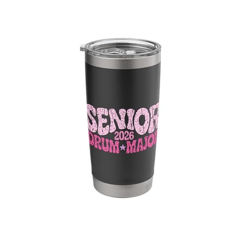 Senior 2026 Drum Major 2026 Class Of 2026 Drum Major Stainless Steel Insulated Tumbler