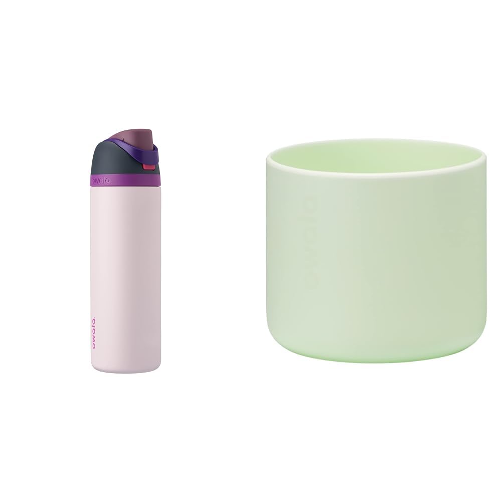 Owala 32oz Insulated Stainless Steel Water Bottle with Straw, Protective Silicone Sleeve for 32oz Bottle