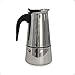 EUROXANTY Cafetière italienne moderne | Cafetière à café en acier inoxydable | robuste et compact | Accessoire de cuisine | 9 tasses