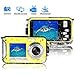 Underwater Camera 24.0MP Waterproof Digital Camera Full HD 1080P   Waterproof Camera Selfie Dual Screen Video Recorder Point and Shoot  Digital Camera