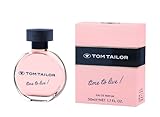Tom Tailor Damen-Parfum time to live! 50 ml I fruchtig feminines Eau de Parfum mit Noten von Mandarine, Zitrone & lieblich-grünen Maiglöckchen I Women Perfume für jedes Alter I Casual und einzigartig
