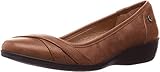 LifeStride Women's I-Loyal Flat, Dark Tan 2, 8.5 M US