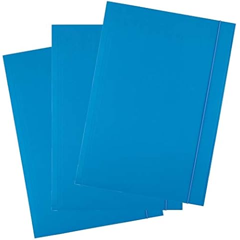 D.RECT A4 Blue Elastic Band Folders Cover