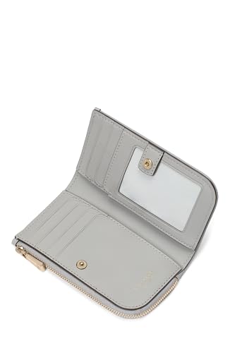 Image of kate spade new york Devin I Love You Script Embossed Leather Small Slim Bifold Wallet